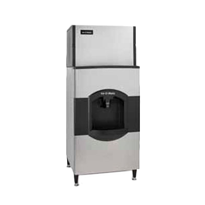 ICE-O-Matic ICE0250FA/CD40030 Ice Maker (336-LB) with Hotel/Motel Dispenser (180-LB), Air Cool